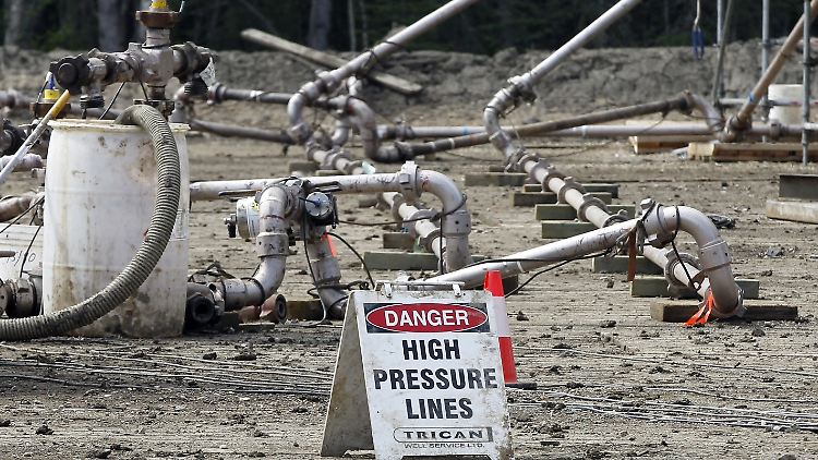 Fracking wird andernorts schon genutzt, hier etwa nahe der Stadt Dawson Creek in Kanada.