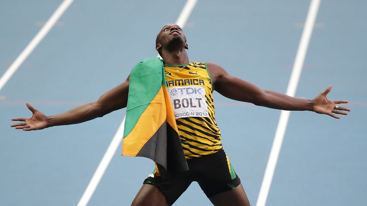 Nur 26 Jahre alt, und doch schon der erfolgreichste WM-Athlet aller Zeiten: Usain Bolt.