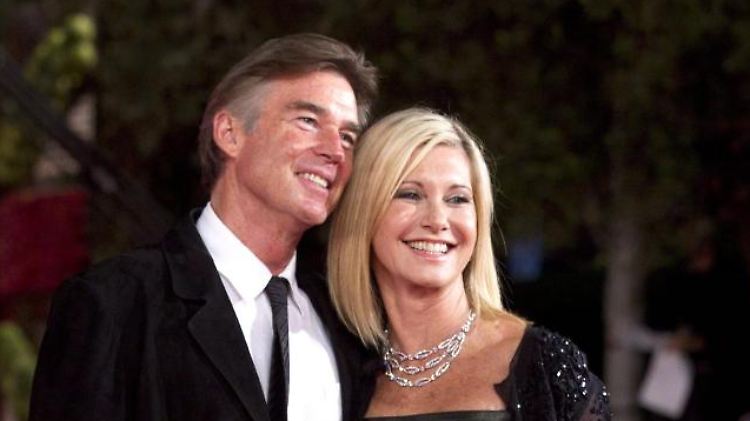 Olivia Newton-John mit ihrem Mann John Easterling.