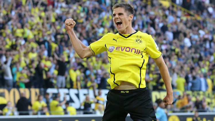 Jubelt wie ein Großer: Jonas Hofmann, Borussia Dortmund.