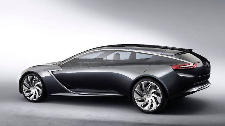 Der Opel Monza ist eine dynamische Mischung aus Coupé und Shooting Brake.