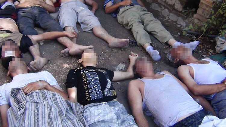 Es sind grauenhafte Bilder, die die Welt aus Syrien erreichen.