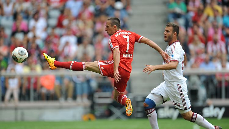 Franck Ribery brach den Bann gegen defensiv gute Nürnberger - per Kopf.