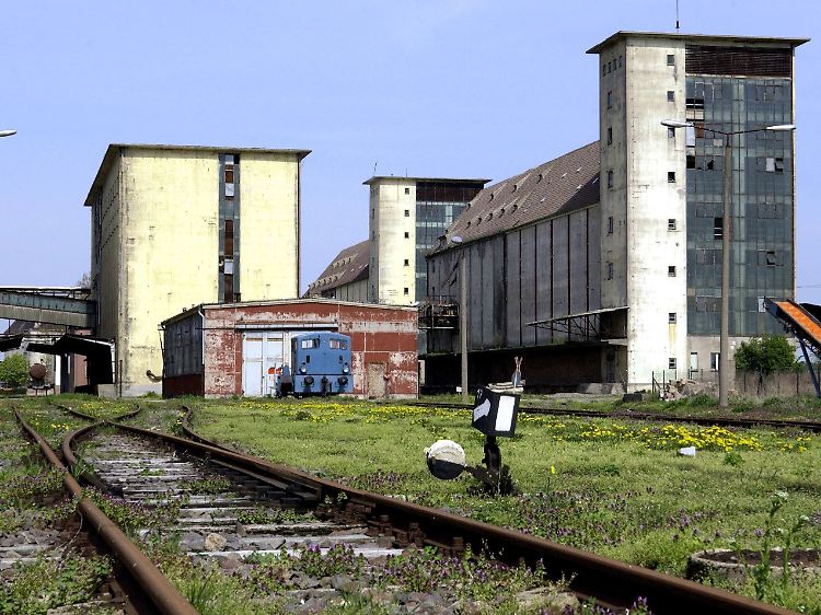 Verfallene Industriegebäude in Pasewalk, Kreis Uecker-Randow.
