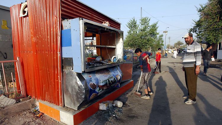 Anschlag am Imbissstand: Selbstmordattentäter nahmen unter anderem Parks und Restaurants in Bagdad ins Visier.