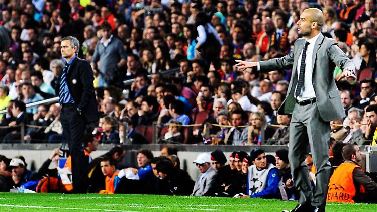 Freunde fürs leben: José Mourinho, links, und Josep Guardiola.