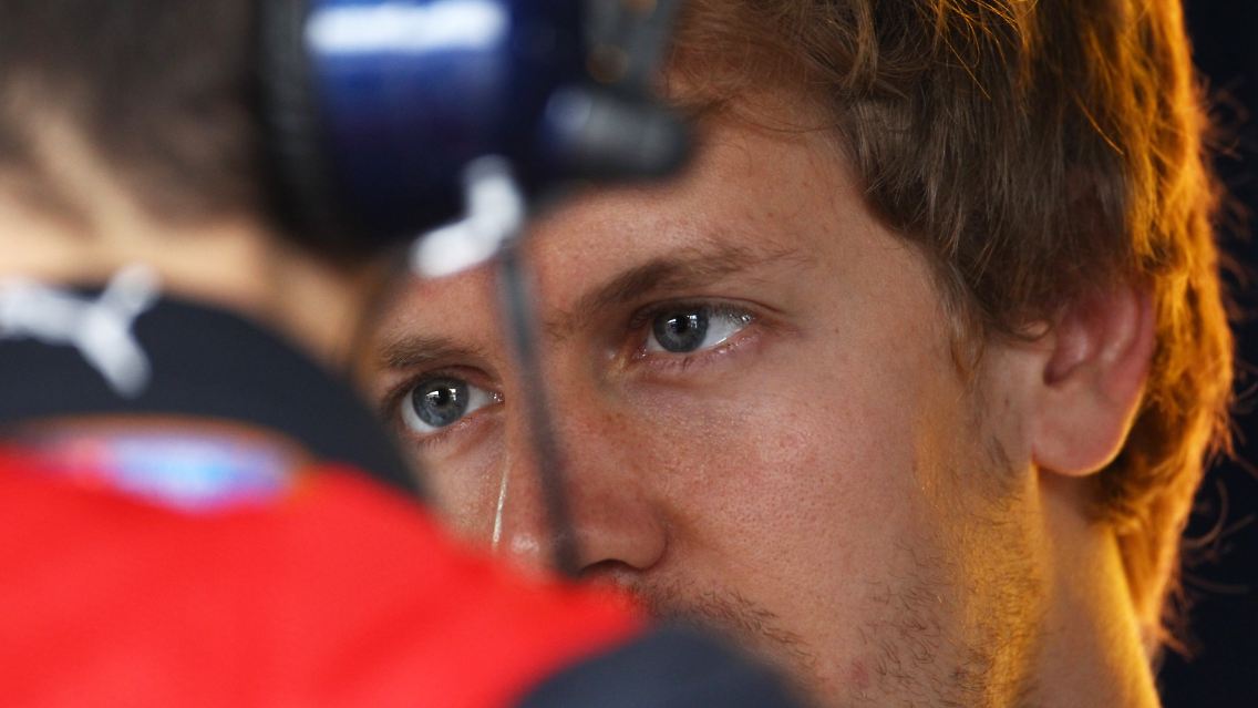 Sebastian Vettel hat die Pole Position bei seinem Heim-Grand-Prix fest im Blick.