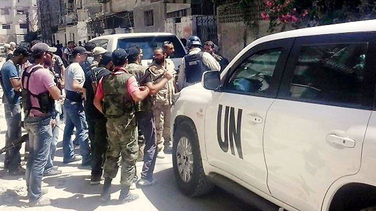 Am Samstagmorgen sollen die UN-Inspekteure Syrien verlassen.