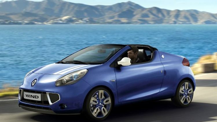 Der Renault Wind in der sportlichen Gordini-Ausstattung.