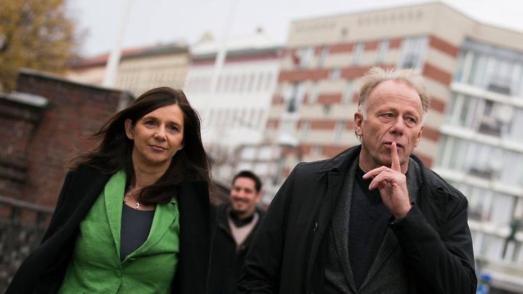 Katrin Göring-Eckardt und Jürgen Trittin - das Spitzenduo der Grünen.