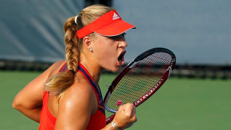 Angelique Kerber fühlt sich in New York pudelwohl.