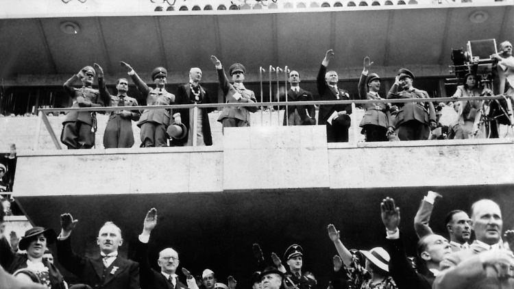 Olympia-Gewinnern überreichte Hitler 1936 Setzlinge einer Eiche.