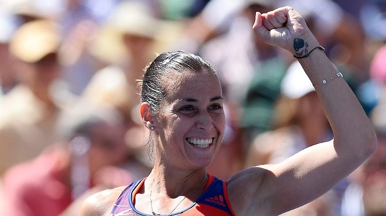 Positive Überraschung bei den US Open: Flavia Pennetta. 