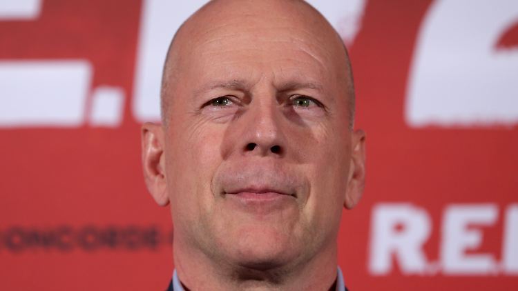Bruce Willis stellte in München seinen Film "R.E.D. 2" vor.