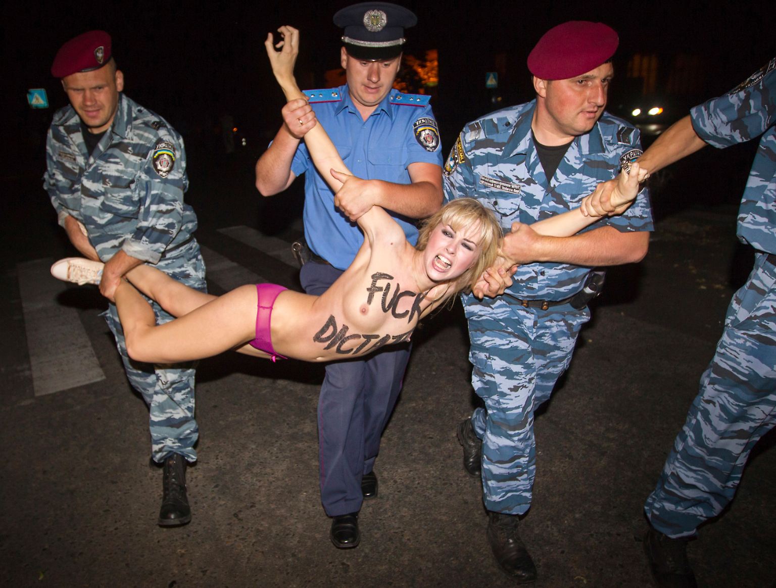 So kennt man die Femen-Aktivistinnen.