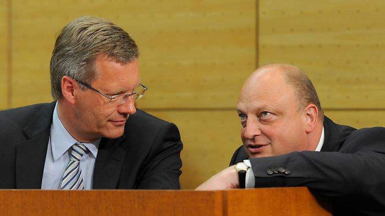 Wulff und sein früherer Sprecher haben sich heute nicht mehr allzu viel zu sagen.