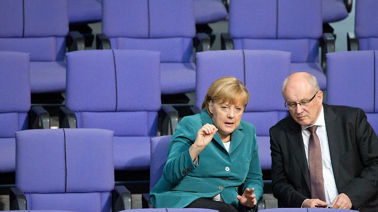 "Wir haben noch immer eine Lösung gefunden": Volker Kauder und Angela Merkel.