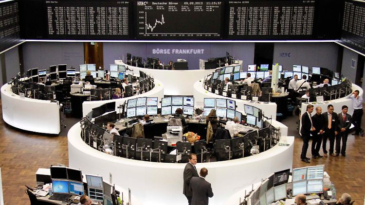Unschlüssige Bewegungen innerhalb einer schmalen Bandbreite: Die Dax-Kurve in Frankfurt zu Wochenbeginn.