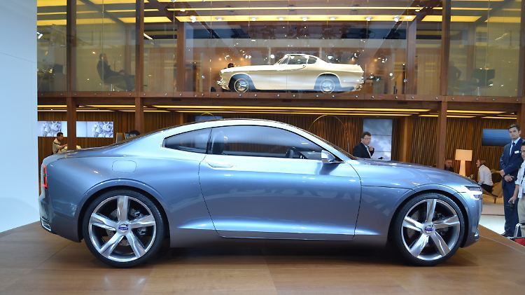 So präsentierte Volvo auf der IAA 2013 sein Concept Coupé.