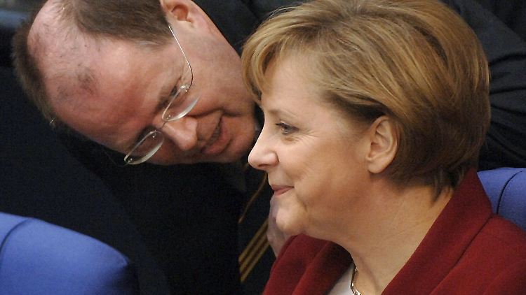 Steinbrück war 2006 unter Merkel Finanzminister. Das kommt für ihn jetzt nicht mehr infrage.