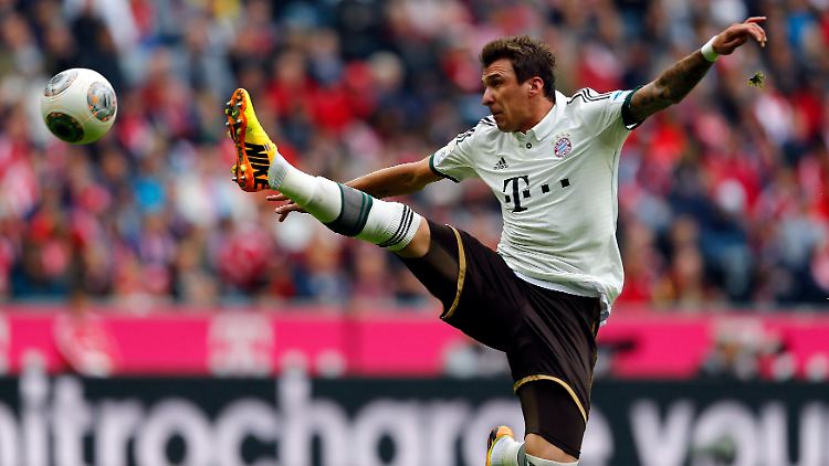 Mario Mandzukic brachte die Bayern gegen Hannover mit dem 1:0 auf die Siegerstraße.