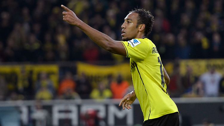 Da geht's lang: Aubameyang bereitete den Weg für den Dortmunder Sieg.