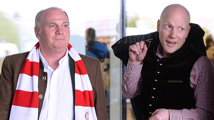 "Der Feind sitzt draußen, nicht bei uns": Uli Hoeneß, links, mag nicht so motzen wie Matthias Sammer.