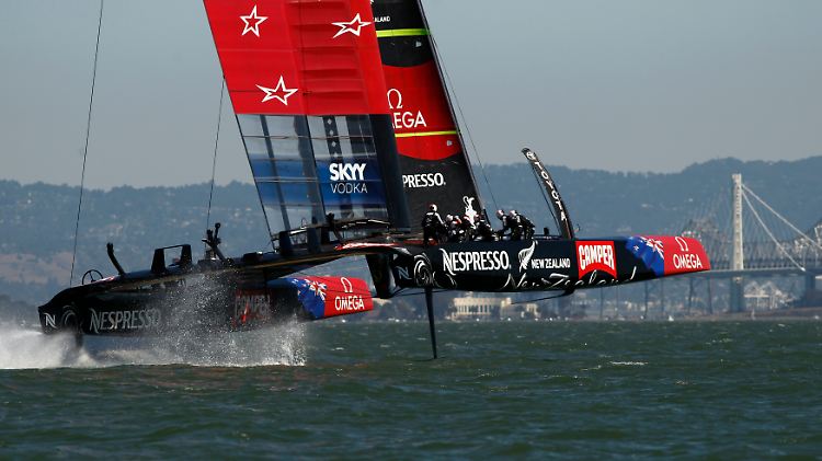 Team New Zealand steht kurz vor dem Triumph.