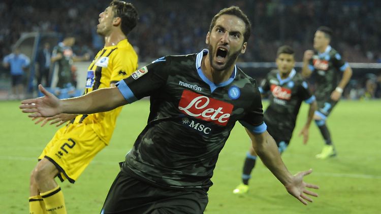 "Das ist kein Druck für mich, das ist eine schöne Motivation": Gonzalo Higuain.