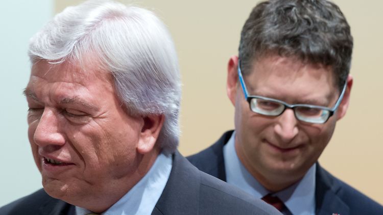 Die Hessen-Wahl kennt klaren Favoriten. Bouffier (l.) und Schäfer-Gümbel (r.) sind möglicherweise auf kleine Parteien angewiesen, wenn sie regieren wollen.