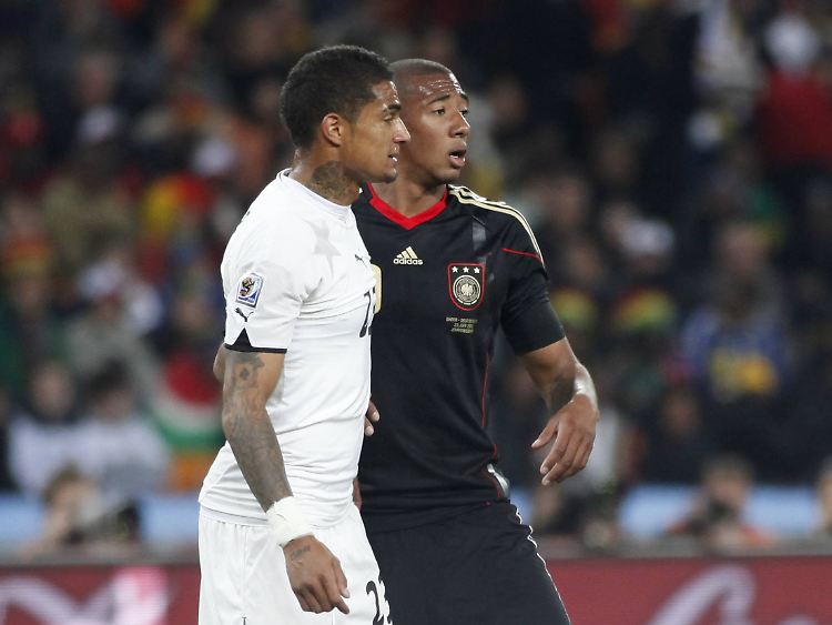 Das letzte Mal trafen die Boatengs bei der WM 2010 aufeinander. Deutschland gewann 1:0.