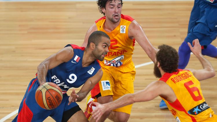 Entscheidender Mann bei den Franzosen: Tony Parker (li.)