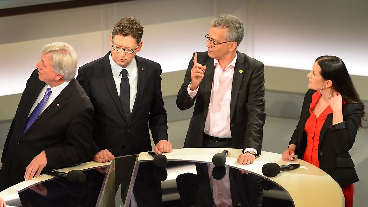 Bouffier, Schäfer-Gümbel, Al-Wazir und Wissler wollen alle regieren. Bloß wer mit wem?