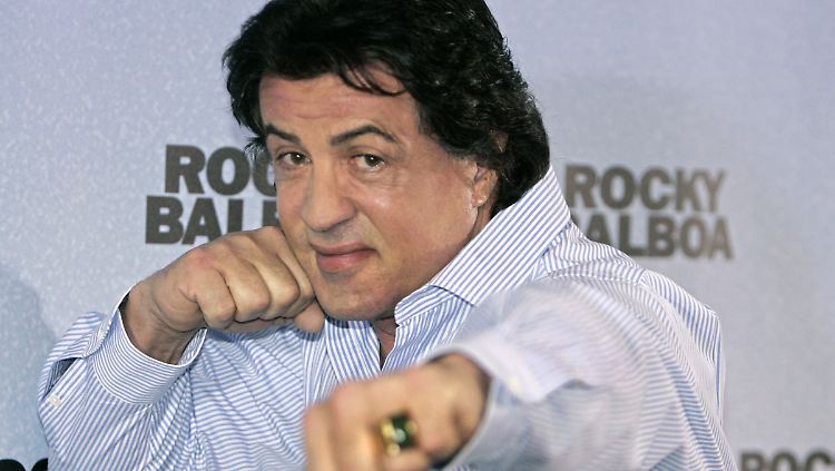 So sehen Helden aus: Sylvester Stallone.