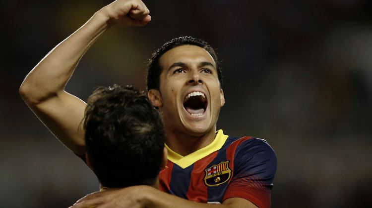Dreierpack für Barcelona: Pedro macht den Messi.
