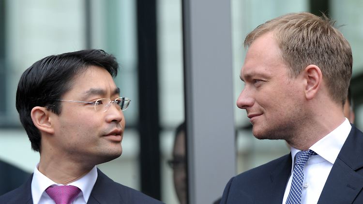 Rösler (l) enttäuschte die Partei, Lindner soll das Ruder nun rumreißen.