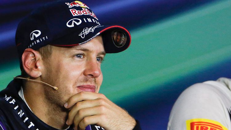 Schönen Gruß an die Konkurrenz: Sebastian Vettel.