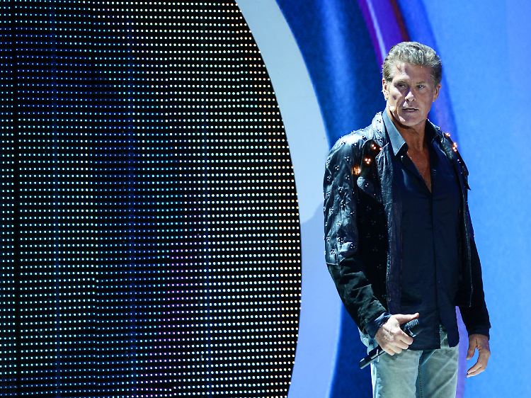 Schon längst wieder in Freiheit: David Hasselhoff.
