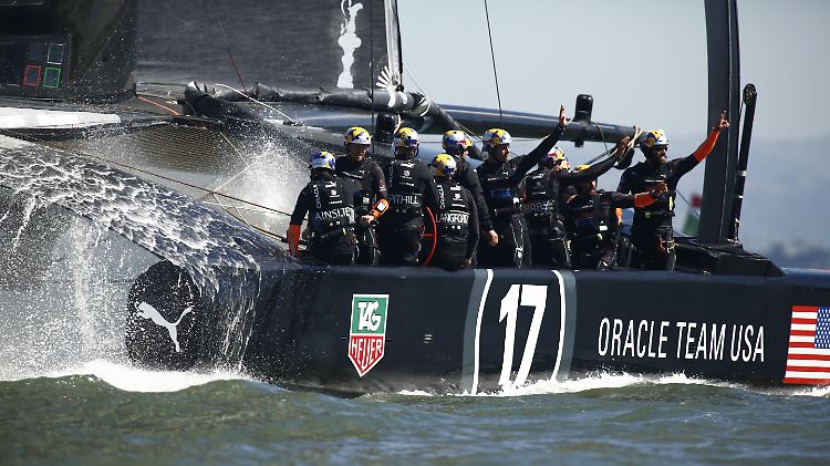 "Wir glauben daran, dass wir den Cup noch verteidigen können": das Oracle-Team aus den USA.
