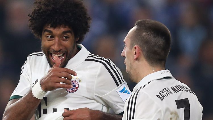 Am 17. Mai nach Berlin? Die Münchner Dante und Franck Ribéry sind nicht abgeneigt.