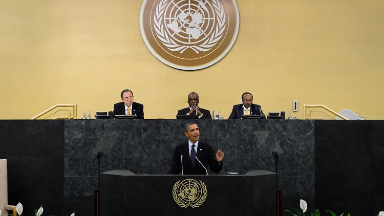 Obama bei seiner Rede zum Auftakt der UN-Vollversammlung