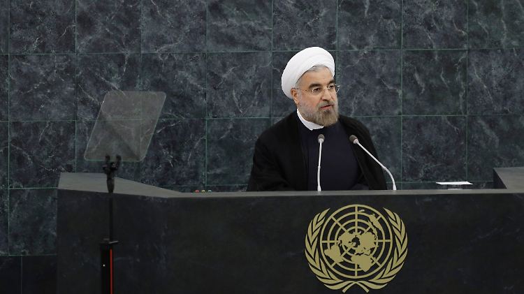 Irans Präsident Ruhani schlug andere Töne als Vorgänger Ahmadinedschad an.