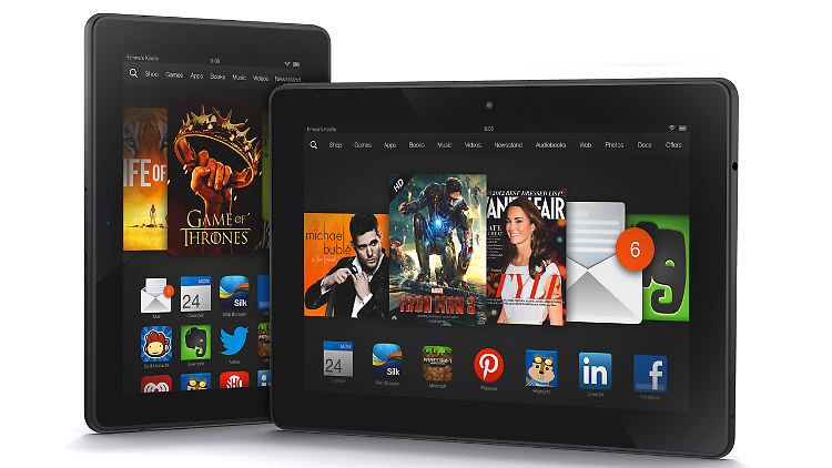 Amazons neue Kindle-Fire-HDX-Tablets haben Displays mit sehr hoher Pixeldichte.