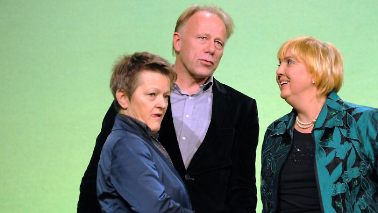 Seit Anfang an dabei: Künast, Trittin und Roth (v.l.).