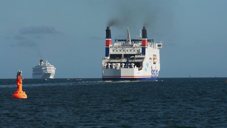 Das Fährschiff Stena Line.