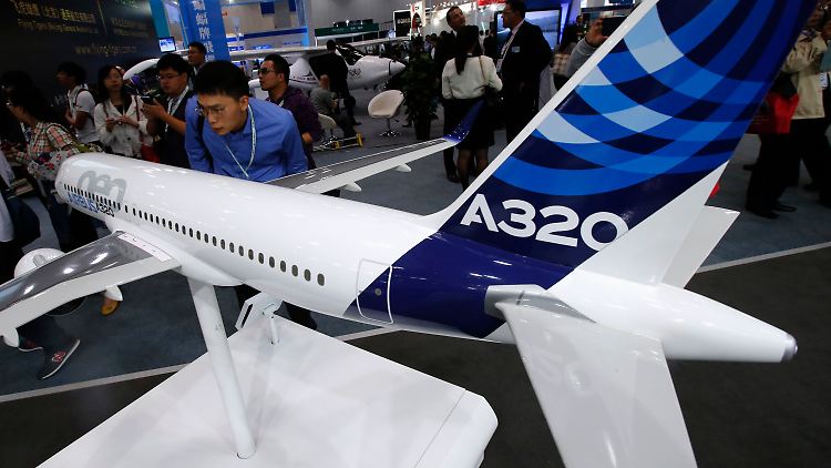 Airbus kann in China nicht nur als Modell begeistern.