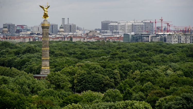 Die Siegessäule ist wieder einer der markanten Wegpunkte auf der Strecke.