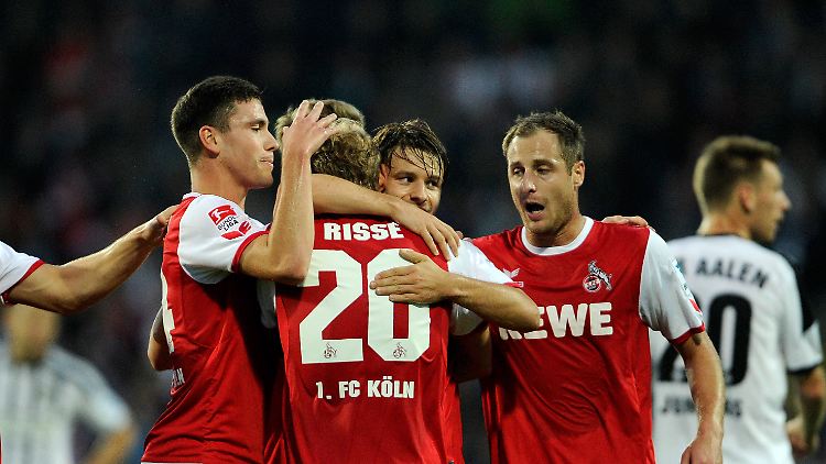 Ein Tor reicht dem 1. FC Köln für die vorübergehende Tabellenführung in der 2. Fußball-Bundesliga.