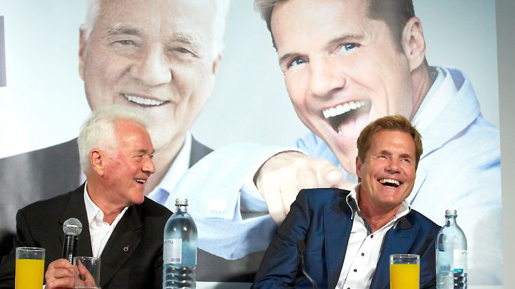 Ungewöhnliches Wahlkampfteam: Dieter Bohlen und Frank Stronach.