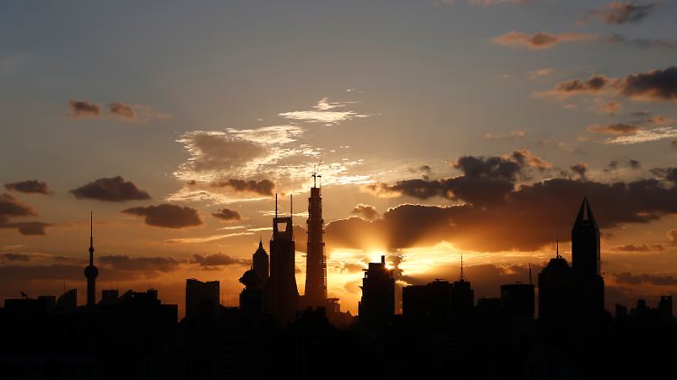 Die Skyline des Finanzbezirks Lujiaz in Shanghai: China testet den "freien Handel".